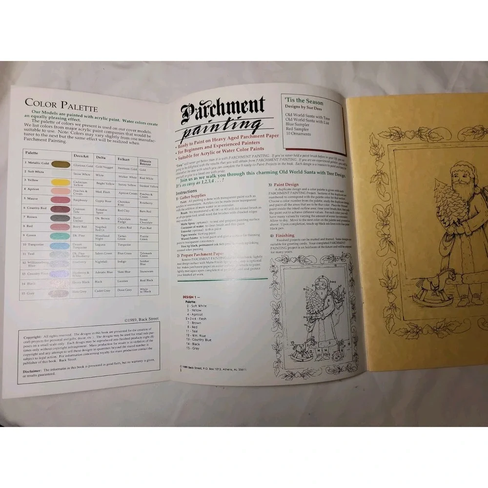 Parchment Painting  Tis the Season 14 Designs